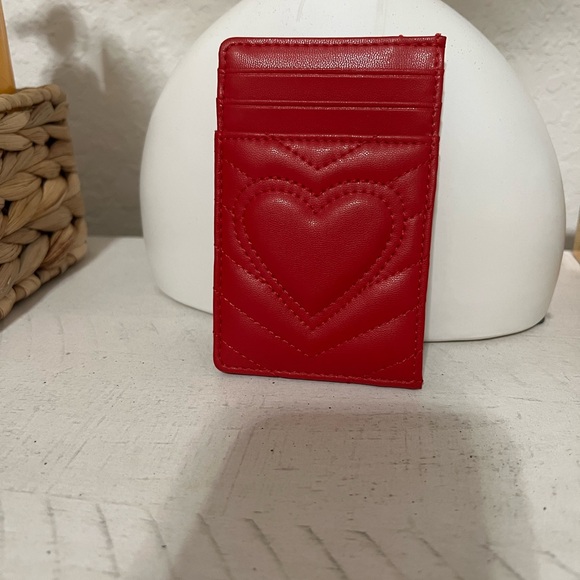 Card case wallet red chevron - Picture 3 of 4